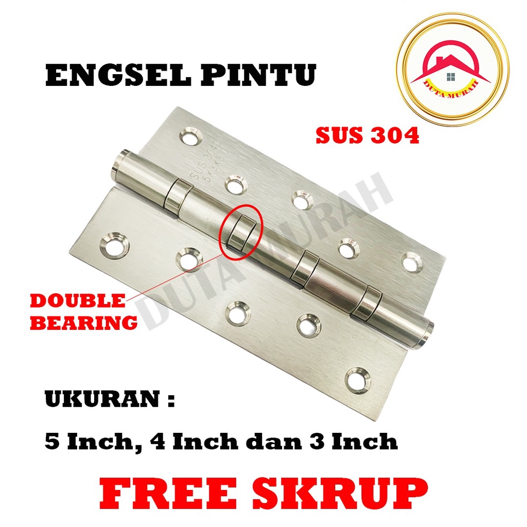 Engsel Pintu Rumah 3 Inci 4 Inci 5 Inci / Door Hinges