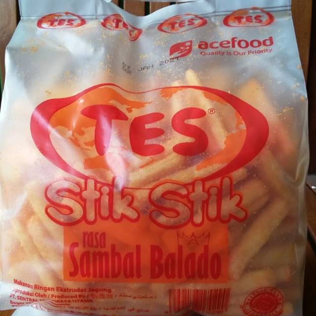 

STIK STIK Sambal Balado 250gr.. krezz dan sensasi pedas merk TES