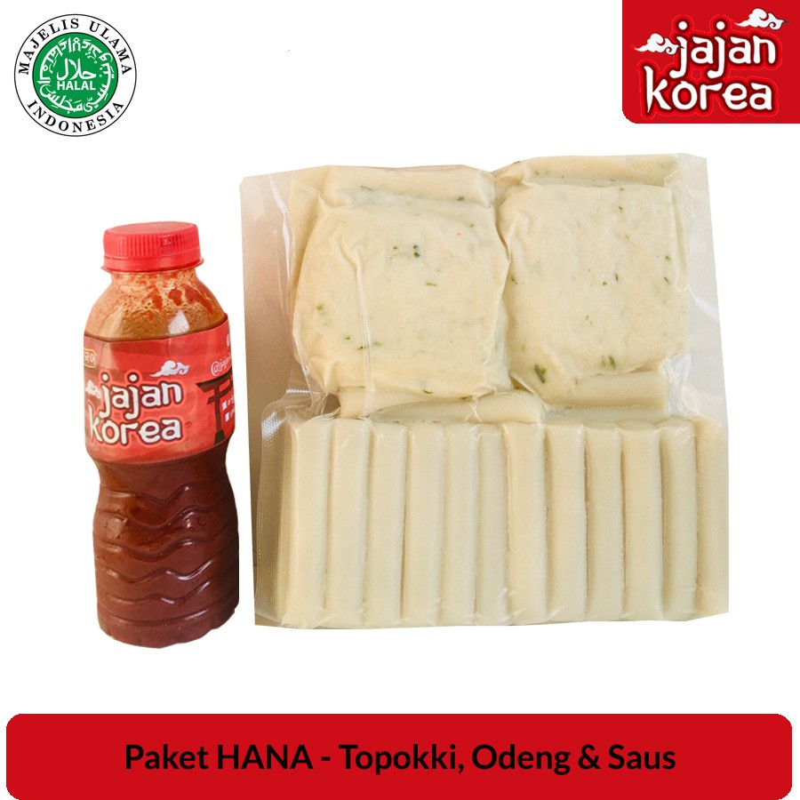 

Paket Hana Topokki, Odeng & Saos