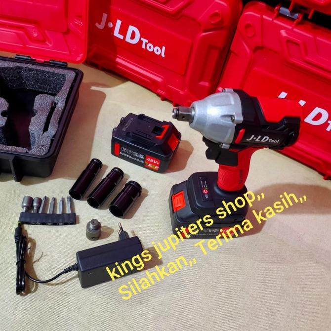2 batre IMPACT WRENCH JLD 48VOLT IMPECT IMPEK WRENCH BUKA BAUT 48VOLT