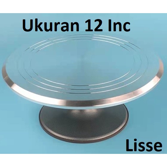Cake Turn Table 12Inch Dekorasi Meja Putar Non Slip Decorating Kue SS