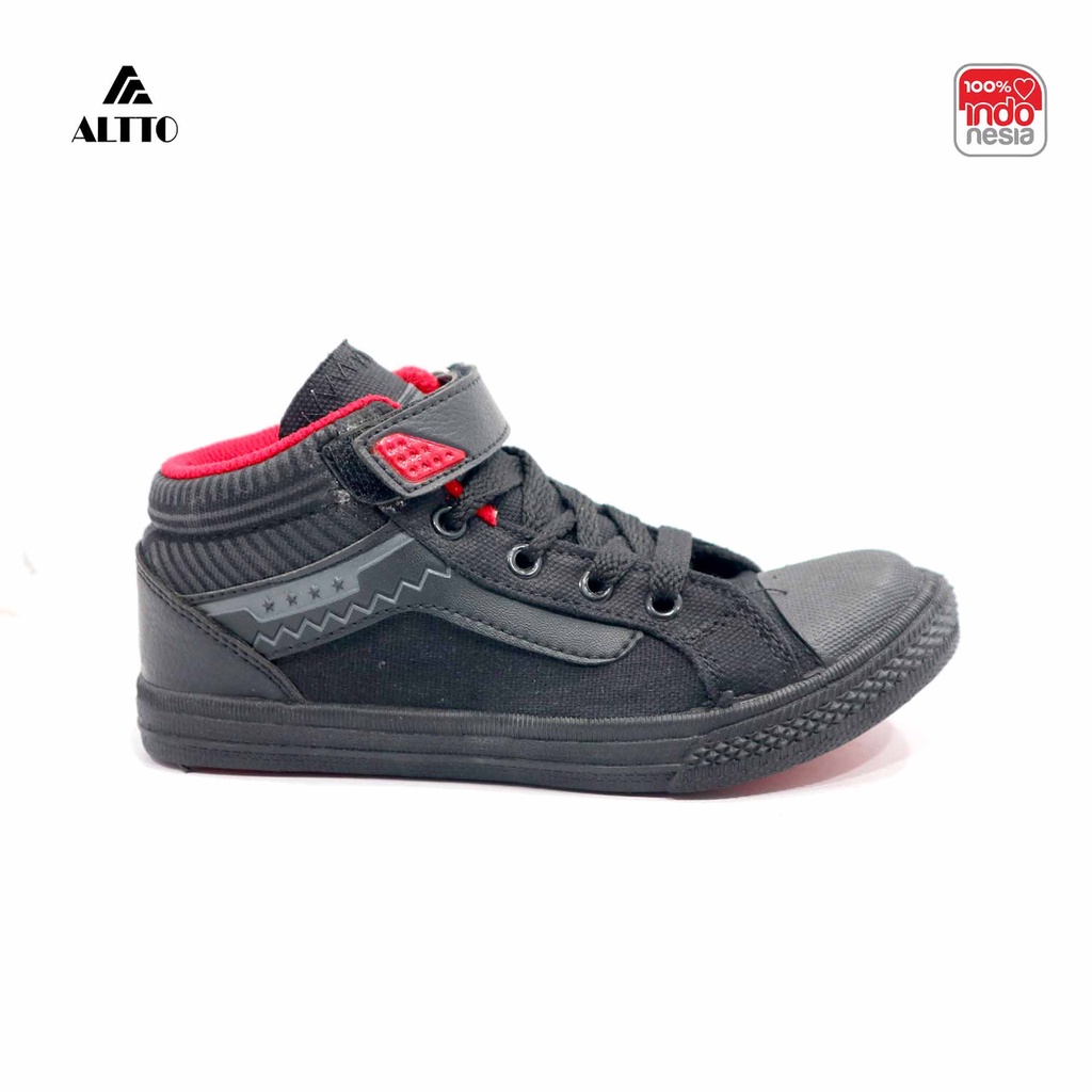 ALTTO HC SS 714 BLACK/RED -31-33 - SEPATU ANAK -  ALTTO