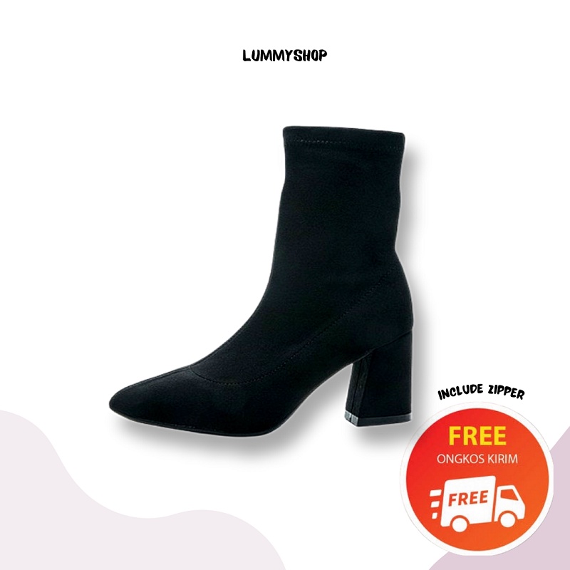 LUMMYSHOP SEPATU WANITA BOOTS HYE JIN IMPORT PREMIUM