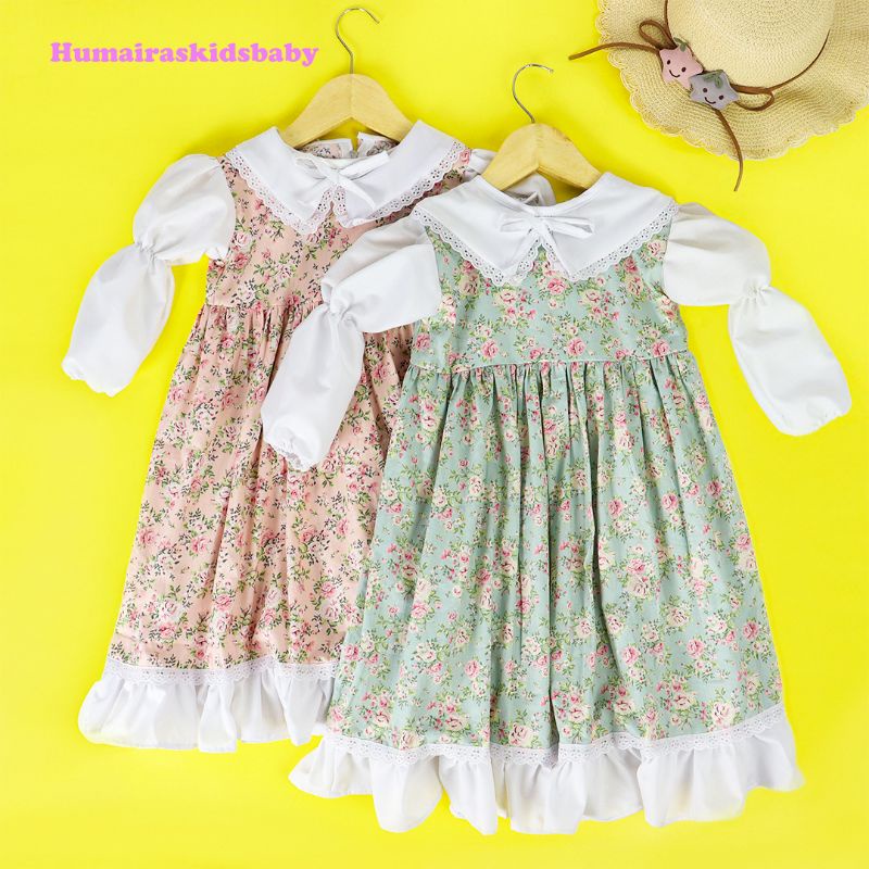 humairaskidsbaby gamis anak FELLIN dress Newborn usia 1 tahun sampai 10 tahun