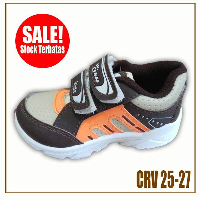 SALE!! OSH CRV 25-27 / Sepatu Sekolah Anak Laki Paud TK