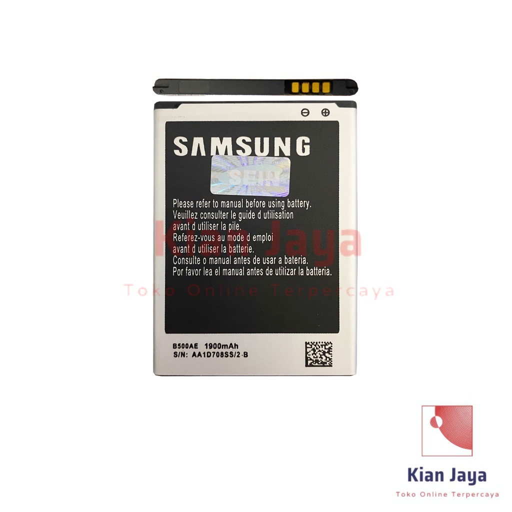 Baterai Samsung J1 Ace Duos J110 J110G Original OEM Batre Batrai Battery Hp EB-BJ110ABE B500AE Ori