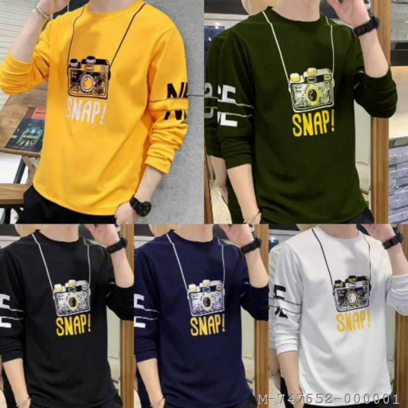 KAOS PRIA SNAP BABYTERRY VMIL-873