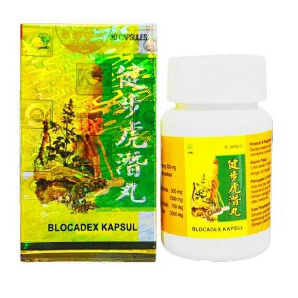 BLOCADEX KAPSUL ( bpom ) Obat Pelancar Peredaran Darah Rematik Asam Urat Linu - Obat Cina AYUNYASHOP