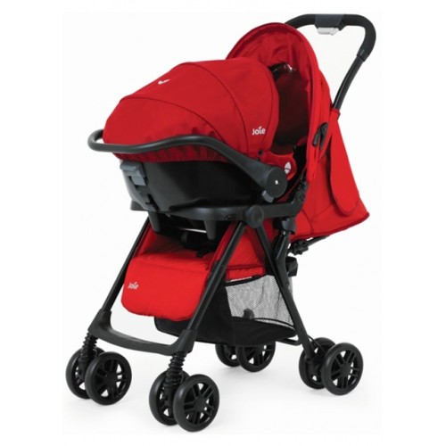 Stroller Joie dan Car Seat Juva Travel System Red