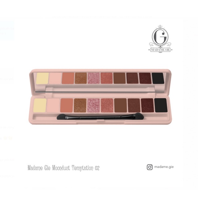 Madame Gie Eyeshadow Moondust Temptation by GISEL - ORIGINAL - BPOM