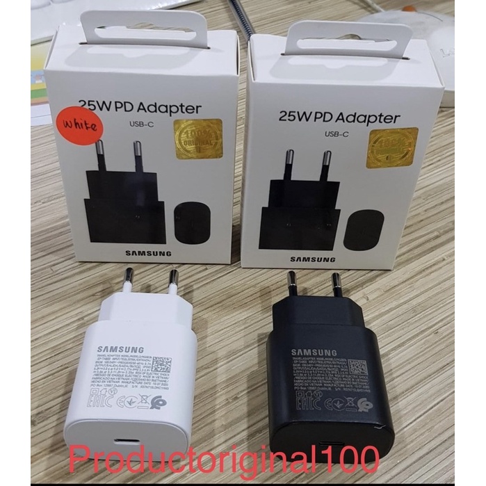 Batok Kepala PD Charger Samsung Z FLIP 3 25W S21 S22 Ultra Super Fast Charging Ori