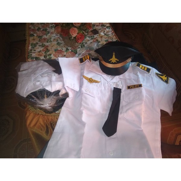 Baju anak setelan PILOT / Seragam pilot anak