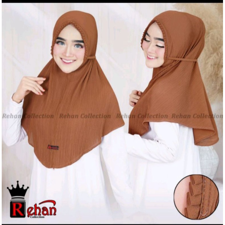 Hijab Bergo KCB Plisket Lidi