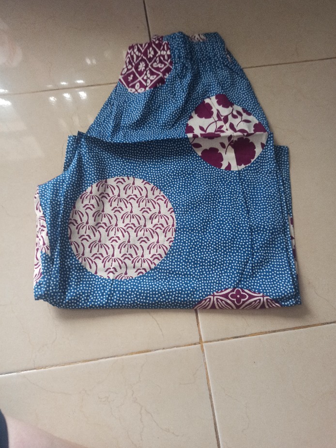 Setelan Batik Wanita Katun Stret A150