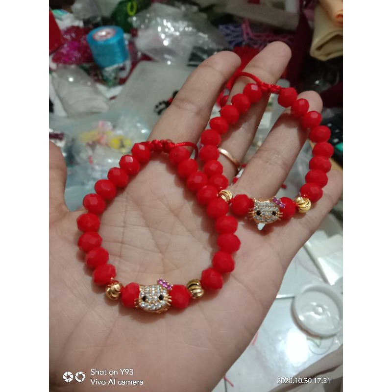gelang kristal xuping