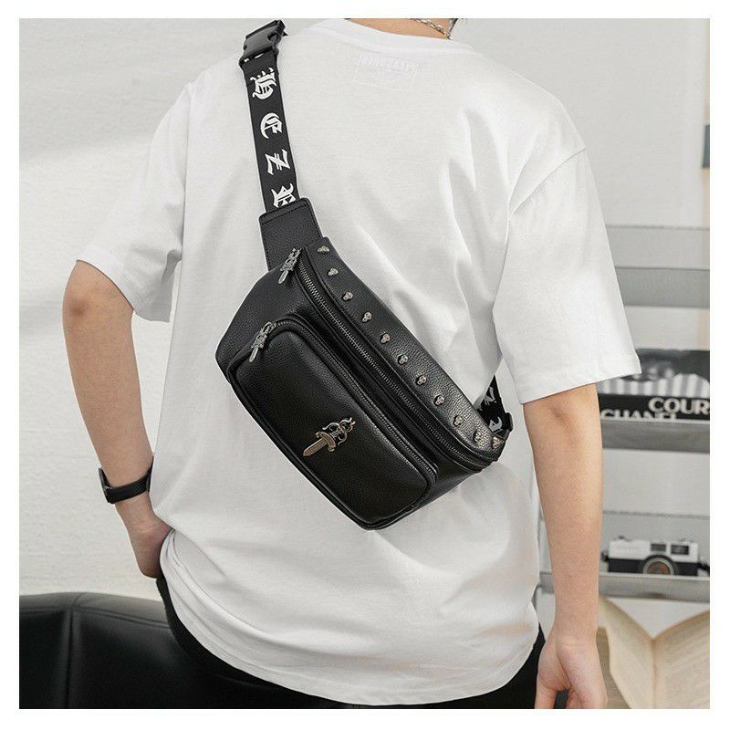 WAIST BAG KULIT PRIA TAS SELEMPANG PRIA (WB100)
