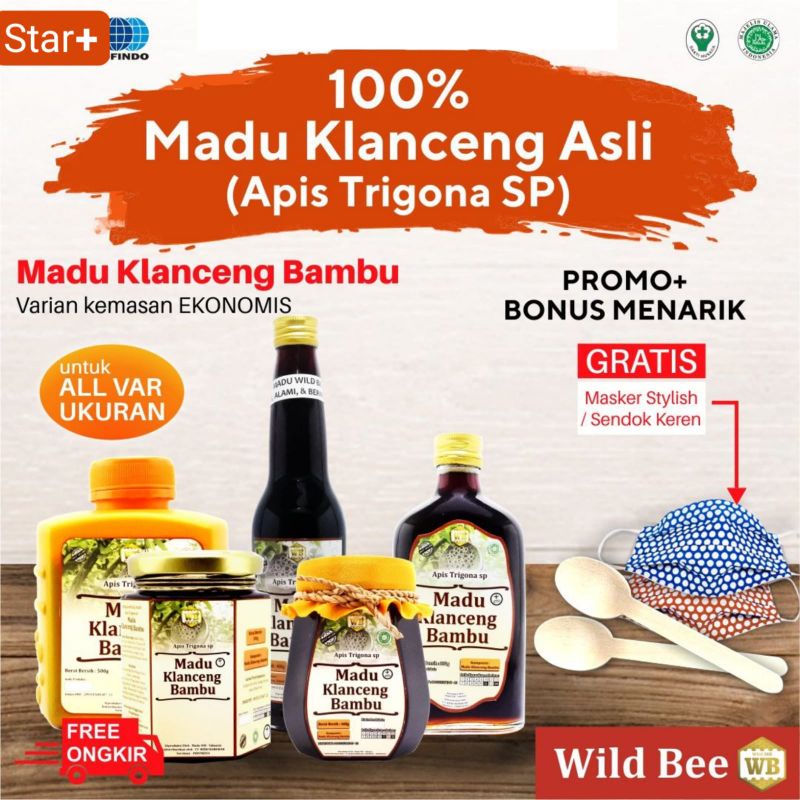 

Madu Klanceng Bambu | Lebah Apis Trigona, Madu Hutan Asli Murni Nusantara Wild Bee