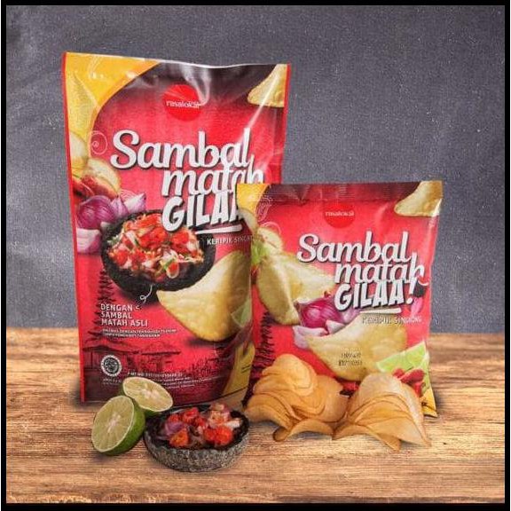 

Jual Rasalokal Keripik Singkong Sambal Matah - Matah Gila