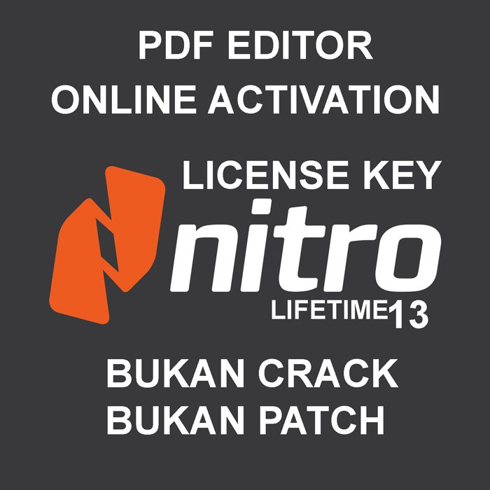 Nitro PDF Pro 13 Lisensi Pro Lifetime Original - Solusi lengkap untuk PDF editor converter dokumen keamanan tingkat lanjut tandatangan digital dan alat pengeditan intuitif konversi dokumen dan e-signature memasukan dan menghapus kata pada dokumen nitro