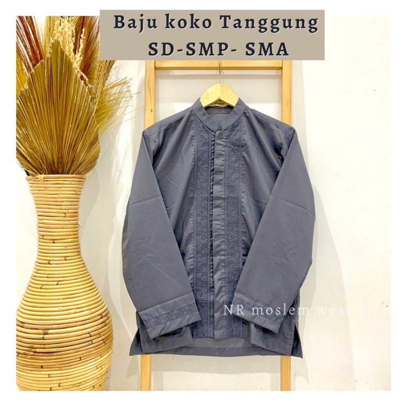 BAJU KOKO ANAK TANGGUNG , BAJU KOKO ATASAN SD-SMP-SMA PREMIUM kode KTW