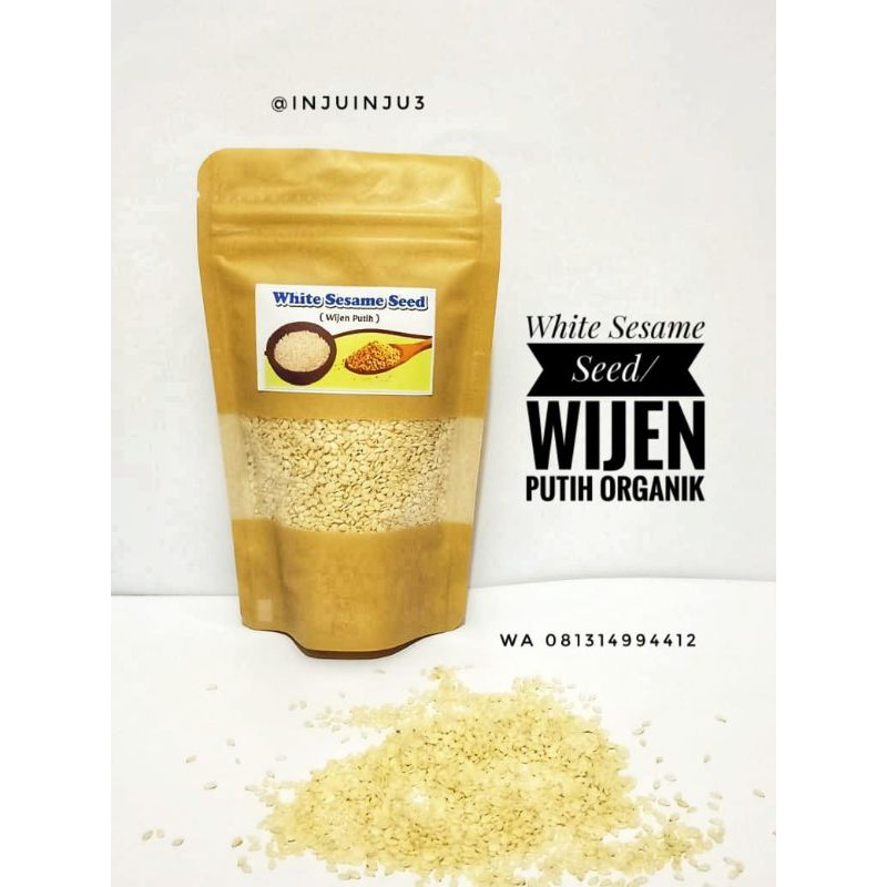 

Wijen putih / White Sesame Seed Organik 80 gr