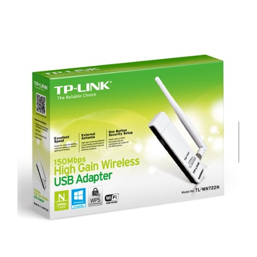 USB Wifi Adapter TP Link TL-WN722N High Gain 150Mbps