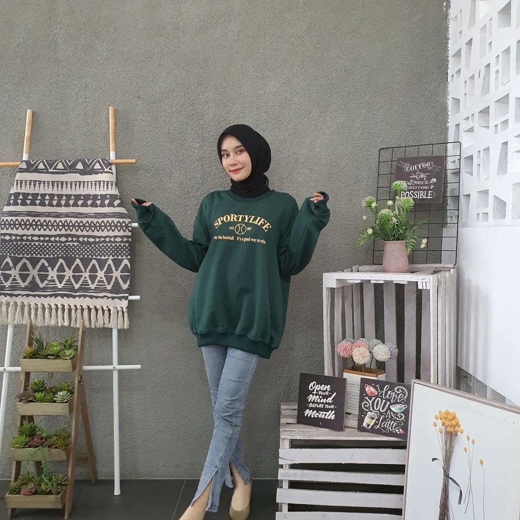 Nara Grosir - Sporty Life XXL Sweater l Fashion Pria dan Wanita