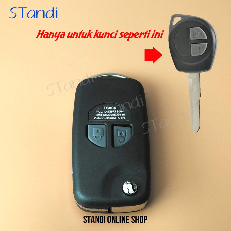 Casing Kunci Lipat Flip Key Rumah Kunci Suzuki Ertiga Swift Karimun