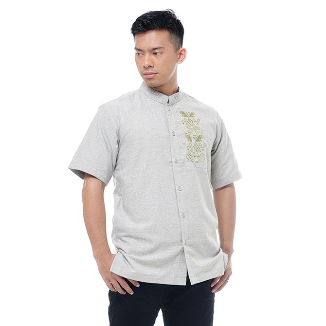 Terbaru Kemko Rabbani ORI Kemeja Koko Lengan Pendek Terbaru Edgar Promo Diskon