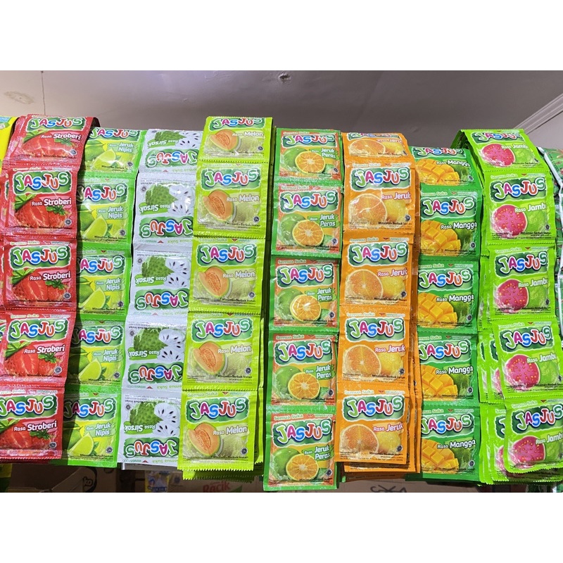 

Jasjus minuman serbuk renceng isi 10 sachet