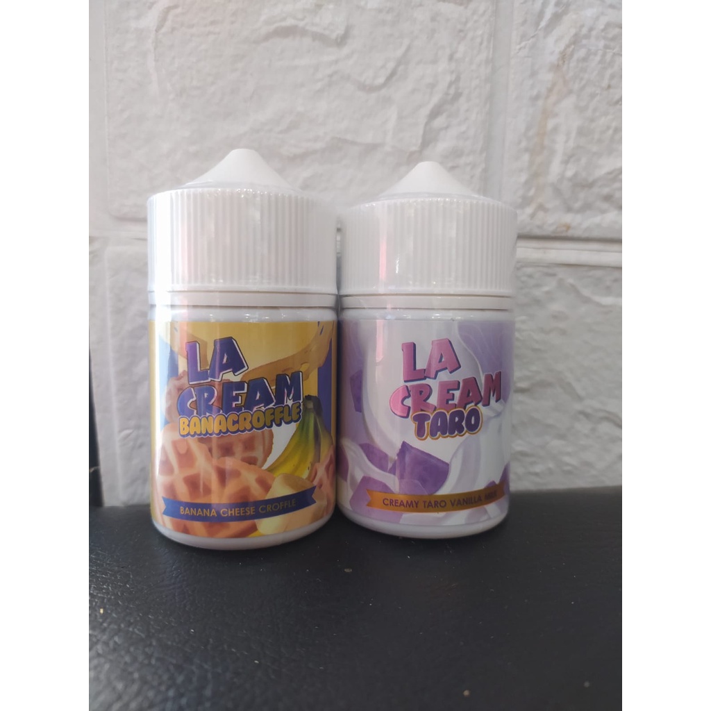 BOTOL MINUM LA CRREAM TARO DAN BANANA BARU 60ML