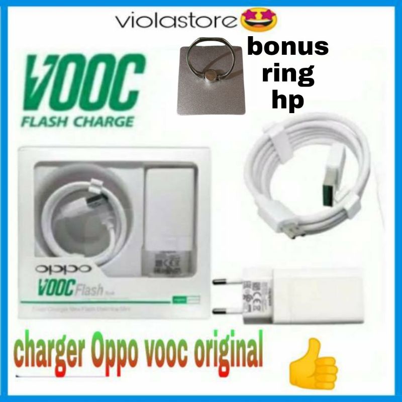 charger Oppo vooc ORIGINAL 100% 4A fastcharging