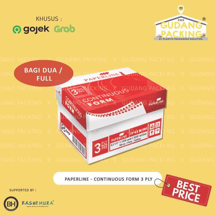 

Kertas / (Gosend/Grab) Paperline - Kertas Continuous Form 3 Ply (Full / Bagi 2) - K3 W Full
