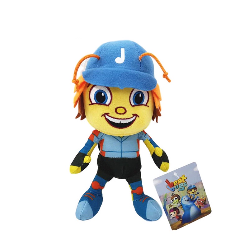 1pc / 21cm Mainan Boneka Anime Beat bugs Bahan Plush Untuk Anak