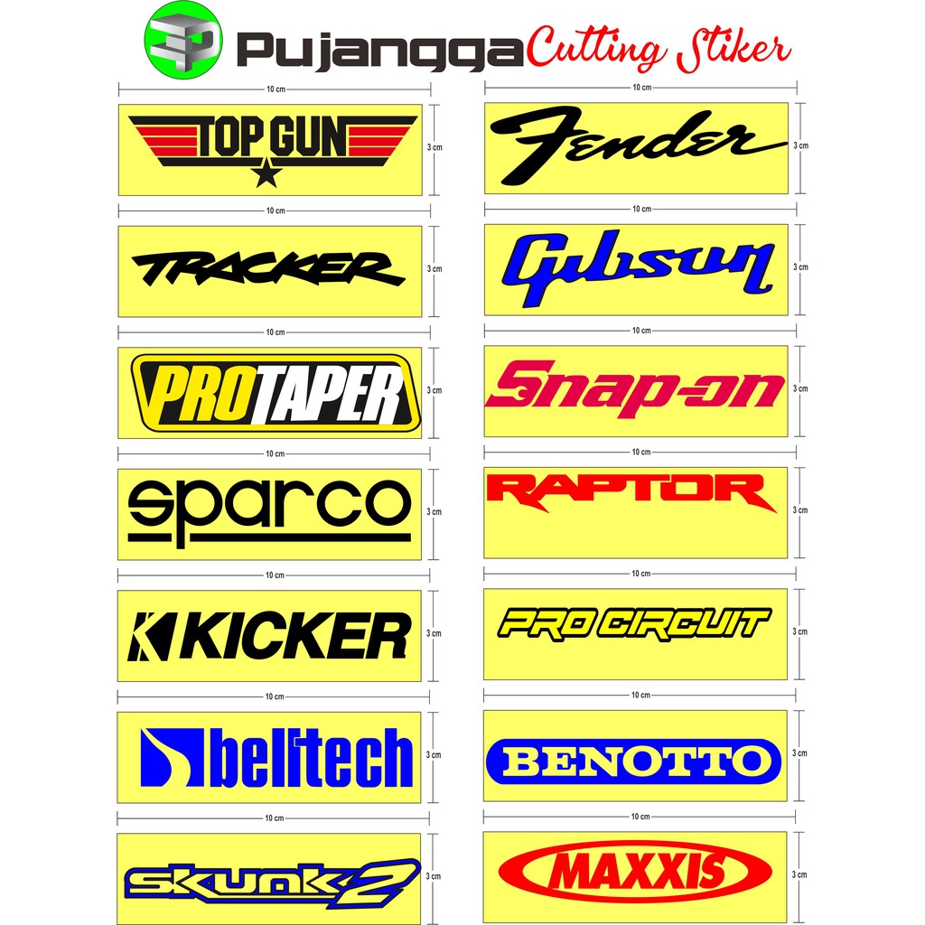 

CUTTING STIKER ( CETAK CUTTING STIKER FREE DESIGN ) BERBAGAI UKURAN DAN WARNA