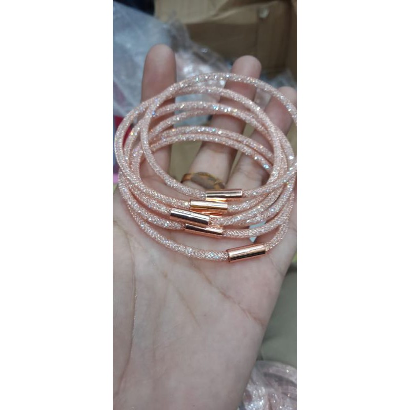 gelang kawat crystal magnet