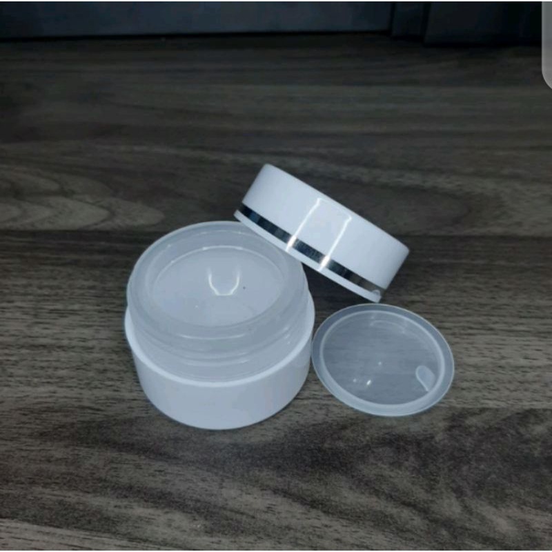 pot cream PS 10GR_ pot cream FLAT PS 10 GRAM putih
