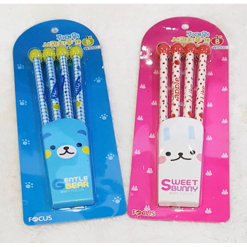 

Pencil Set Little Apple Cap