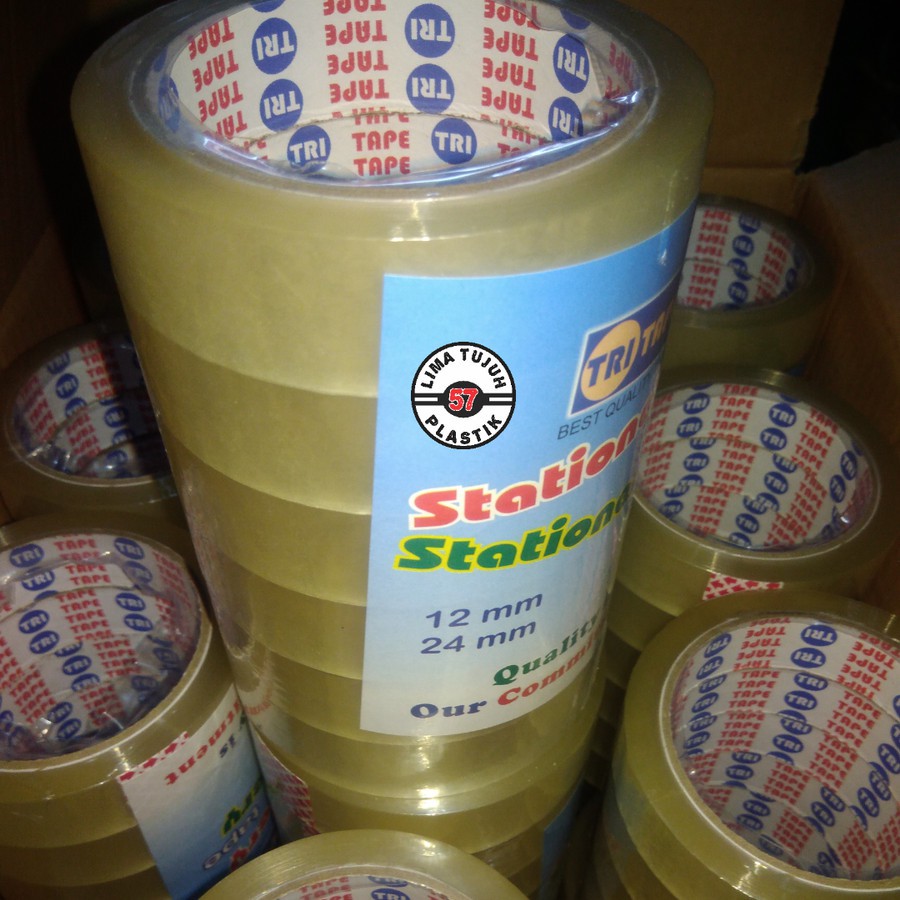 

1 Roll 6 pc Isolasi 24mm-1inchi 72 yard Tri tape High Quality