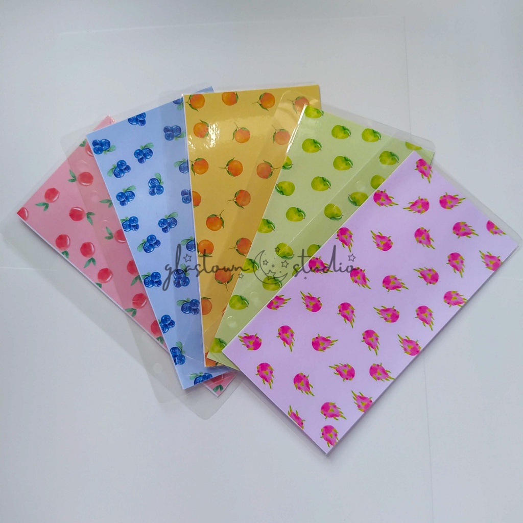 

Cash Envelope / Money Envelope / Amplop Uang Budgeting A6/Personal Binder Tema Buah