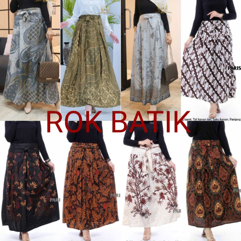 ROK KLOK / ROK PAYUNG BATIK KLASIK MODERN