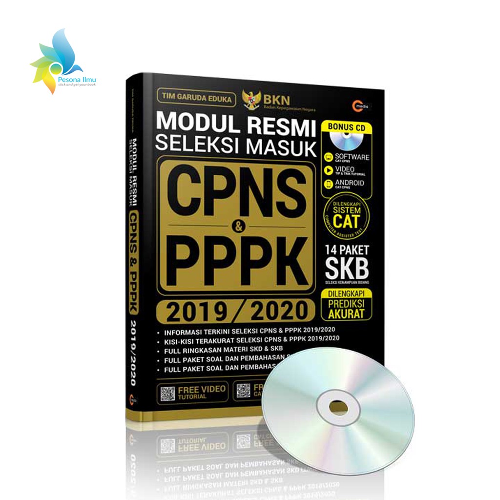 Buku MODUL RESMI CPNS & PPPK 2019/2020 Plus CD-1