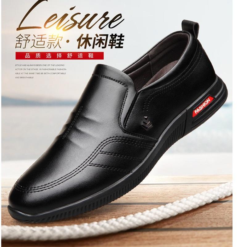 TBIG [] ALBERT Sepatu Pria Import Slip On Sepatu Sopan Formal Casual Santai F0M2