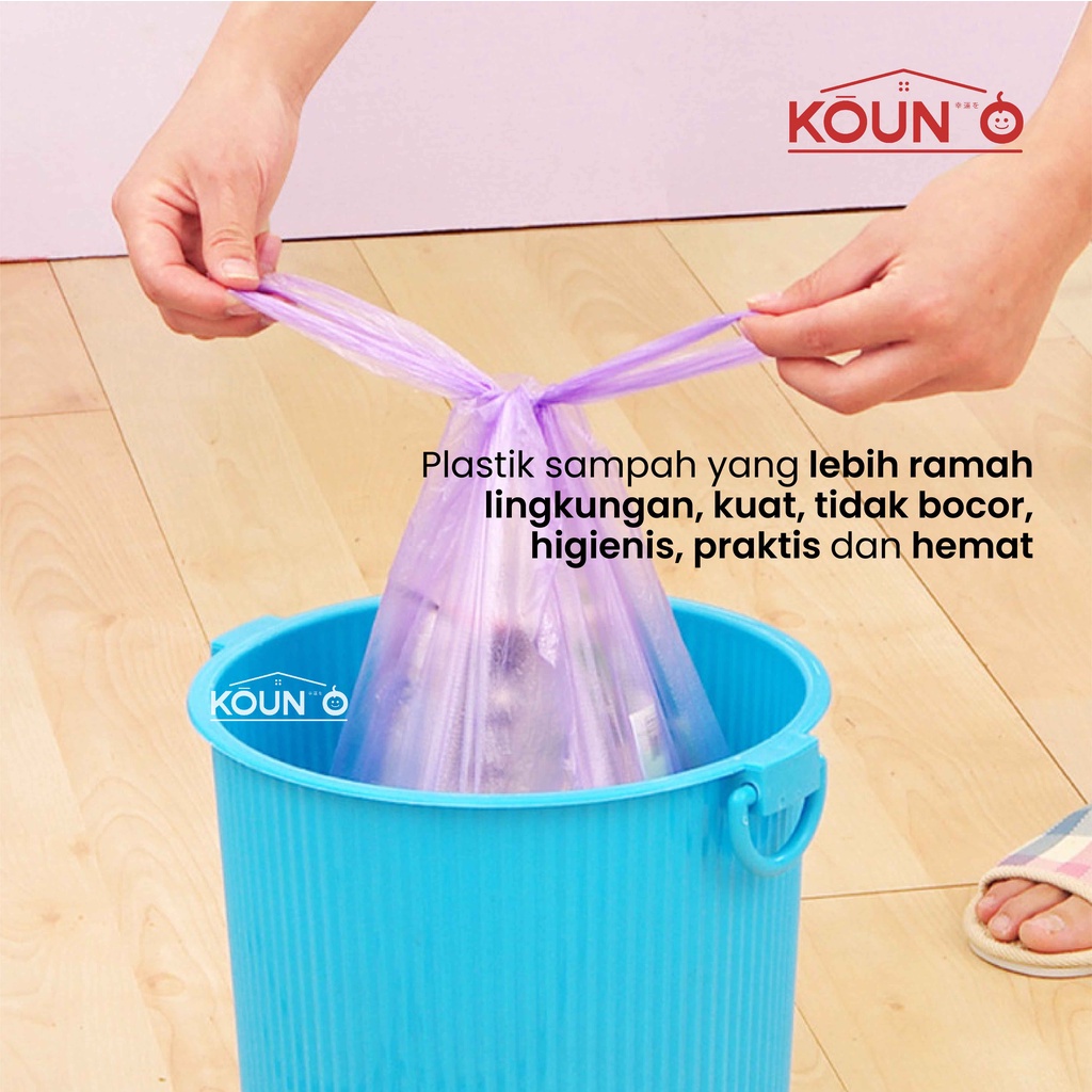 Kantong Plastik Sampah Roll Gulungan Perlengkapan Rumah Tangga Kresek Sampah Size 46x60 = Isi 20 Pcs