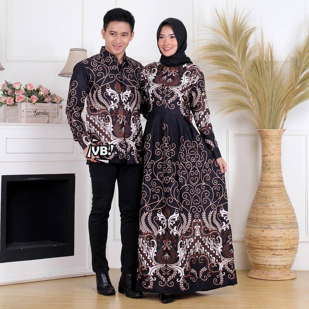 Maura Couple (COD) - Sania Ruffle Batik Couple ori Ndoro jowi DNT Garansi Termurah Shopee-2