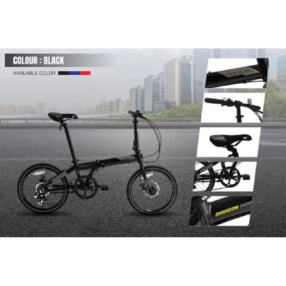 Sepeda Lipat Dahon Ion Madison 20 inch SNI Garansi Frame by element bisa kredit cicilan folding bike-2