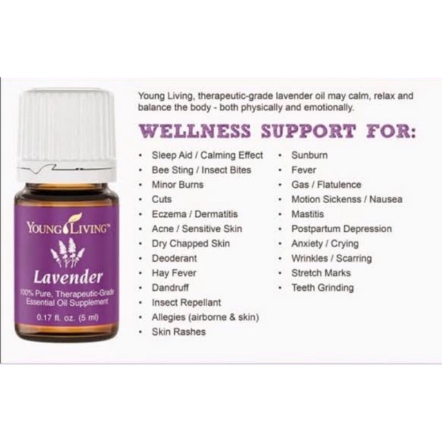 Lavender Essential Oil 5 ml/15 ml Young Living