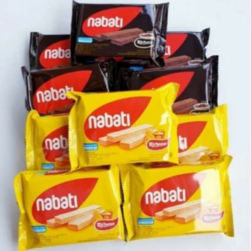 

Nabati Wafer rasa Coklat dan Keju (Baca Deskripsi)