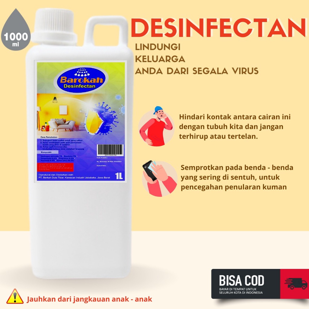 BISA COD CAIRAN PEMBERSIH RUANGAN / STERILISASI / DESINFEKTAN / DISINFECTANT ANTISEPTIC