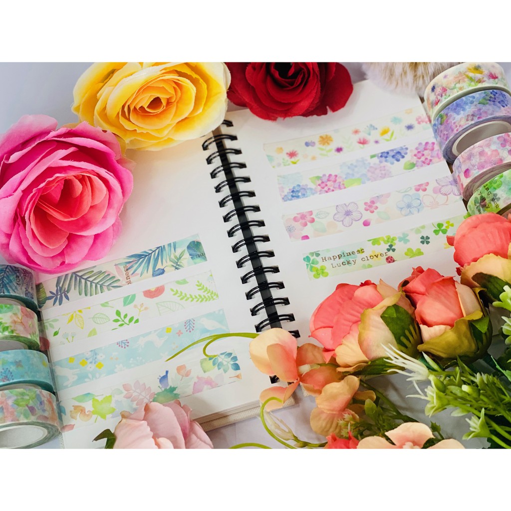 

WASHI TAPE SOFT FLOWER SEASON TAIWAN